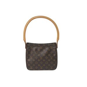 LOUIS VUITTON Looping Brown handbag Monogram brown